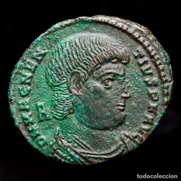 Monedas Imperio Romano: MAGNENCIO (350-353) MAIORINA. ARLES. VOT-V-MVLT / FPAR (5246). Lote 249458235