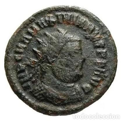 Monete Impero Romano: Fracci&oacute;n radiada AE22, Maximiano Herc&uacute;leo Cizycus