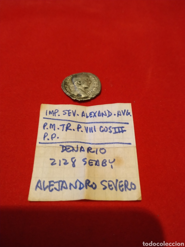Monedas Imperio romano: Denario Alejandro Severo - Foto 1