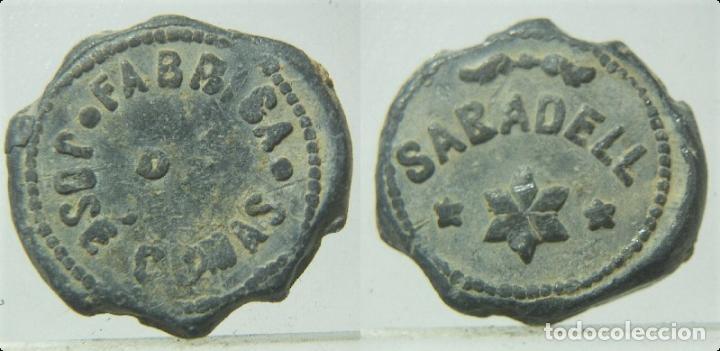 Monedas Imperio romano: RARO PRECINTO DE PLOMO DE SABADELL - Foto 1