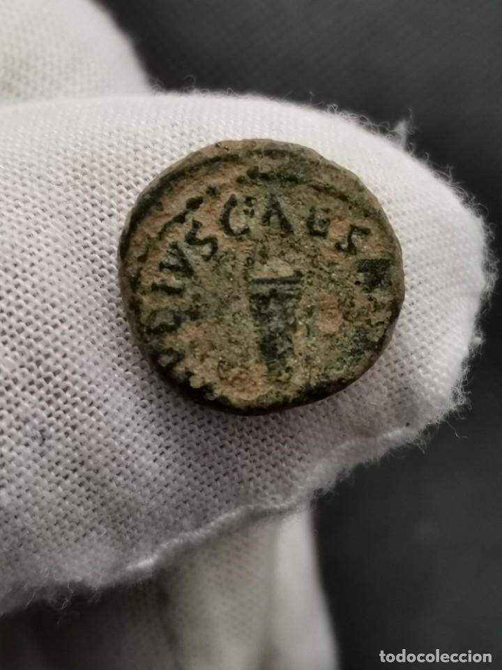Monedas Imperio romano: Claudio I, Cuadrante 42 d.c. Roma. - Foto 1