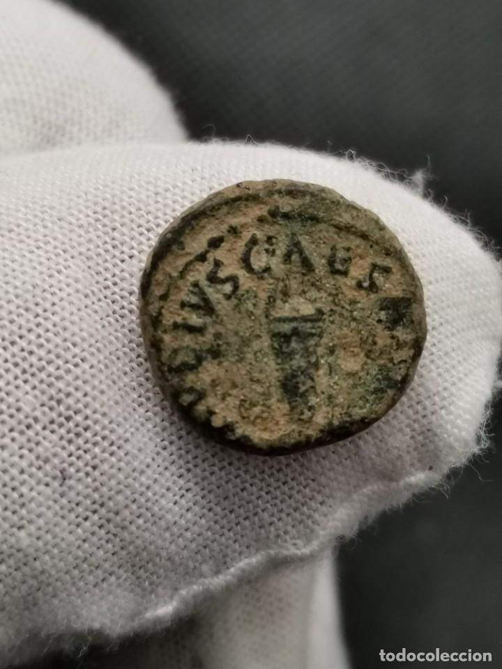 Monedas Imperio romano: Claudio I, Cuadrante 42 d.c. Roma. - Foto 3