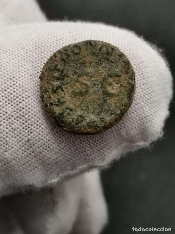 Monedas Imperio romano: Claudio I, Cuadrante 42 d.c. Roma. - Foto 4