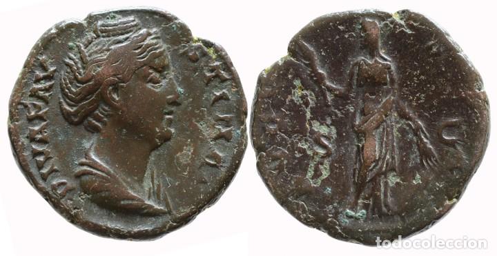 Monedas Imperio Romano: FAUSTINA I AS