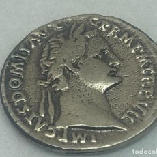 Monedas Imperio Romano: RÉPLICA MONEDA 51-96 D.C. DENARIO. ROMA, IMPERIO ROMANO. EMPERADOR DOMICIANO. DIOSA MINERVA. RARA.. Lote 283714808