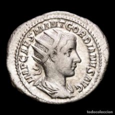 Monnaies Empire Romain: IMPERIO ROMANO, GORDIANO III. ANTONINIANO DE PLATA. AEQVITAS AVG***. Lote 285801933
