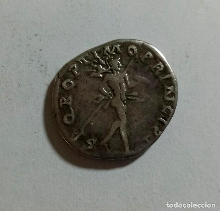 Monedas Imperio Romano: AUTENTICO DENARIO ROMANO DE PLATA AÑO 112/114 d.C. - Foto 2 - 291003308