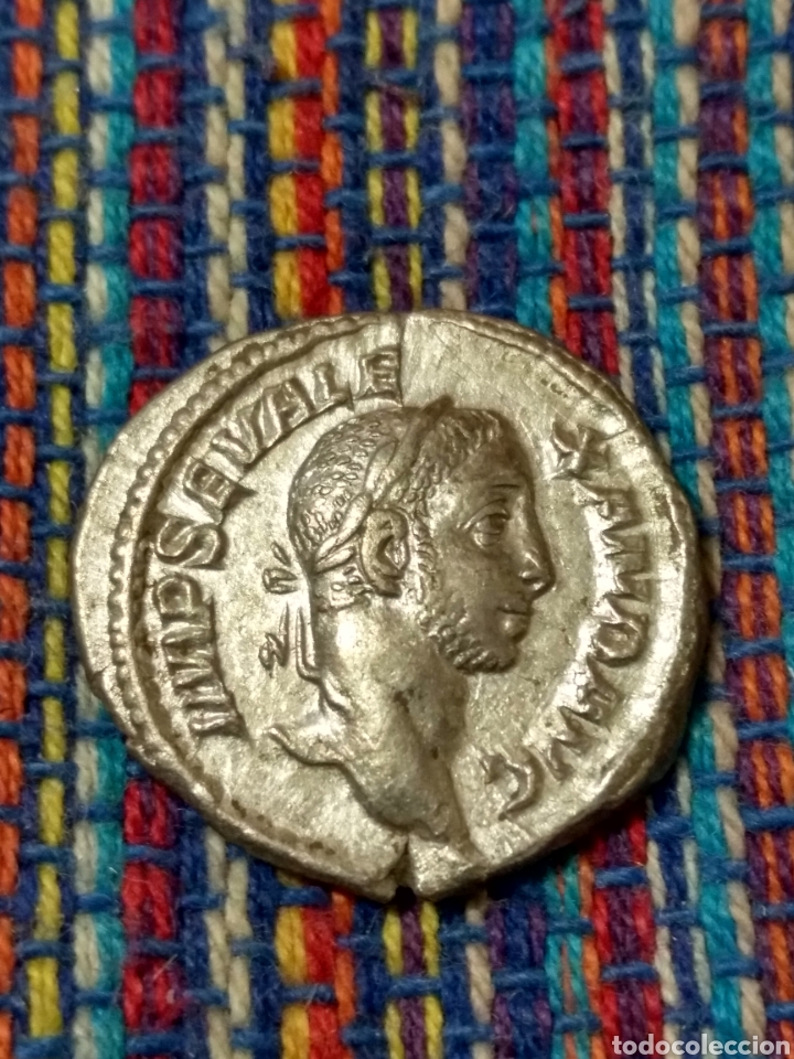 Monedas Imperio romano: EXCELENTE DENARIO DE ALEJANDRO SEVERO (222-235 D.C.) - Foto 1