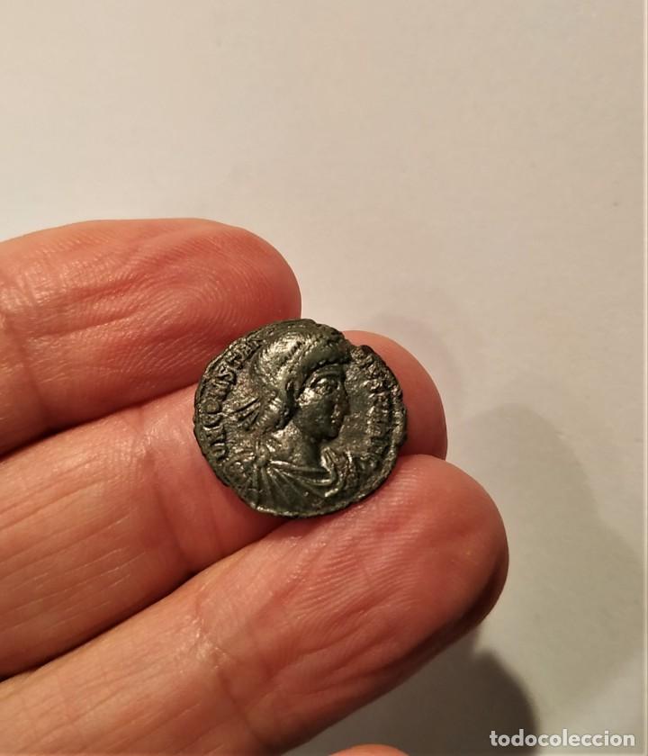 Monedas Imperio romano: FRACCI&Oacute;N DE CENTIONAL DE CONSTANCIO II - Foto 1
