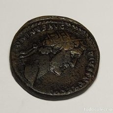Monedas Imperio Romano: DUPONDIO ROMANO EMPERADOR ANTONINO PIO.EXTRAORDINARIO ESTADO CONSERVACION. Lote 298215348