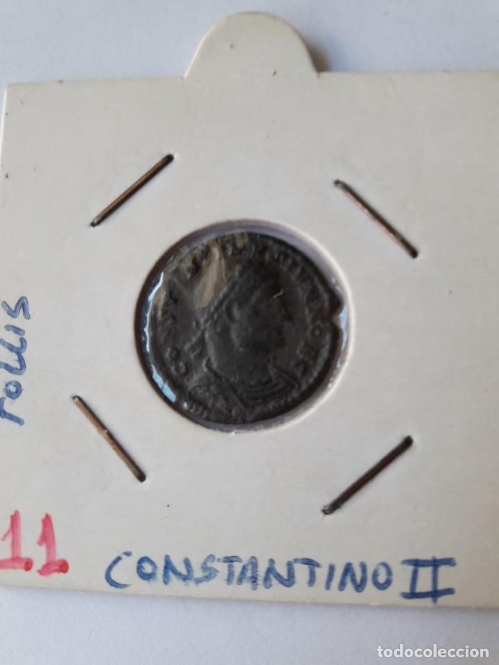 CONSTANTINO II FOLLIS PUERTA DE CAMPAMENTO EXCELENTE (Numismática - Periodo Antiguo - Roma Imperio)