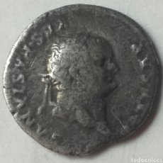 Monedas Imperio Romano: DENARIO DEL EMPERADOR VESPACIANO AÑO 69-79-D.C PESO 2.93 GR METAL PLATA. Lote 300229698
