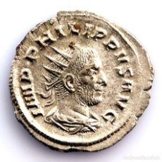 Monedas Imperio Romano: IMPERIO ROMANO-TREBONIANO GALO. ANTONIANO 244-247 D. C. ROMA. PLATA 3,7 G.. Lote 301552258