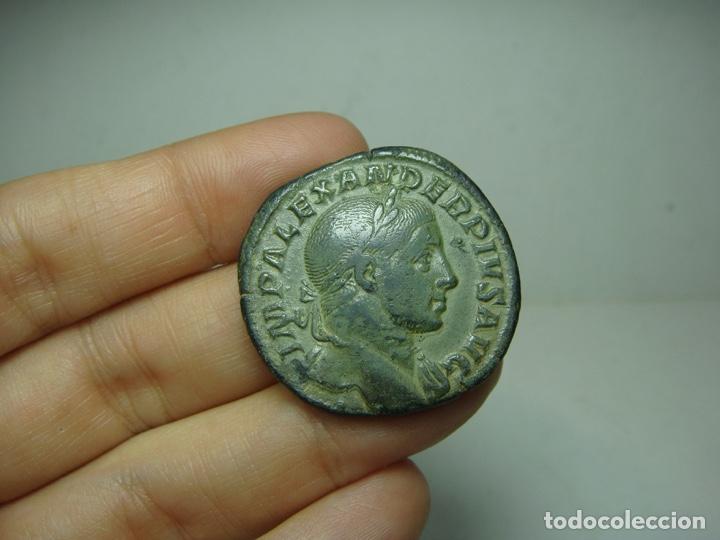 Monedas Imperio romano: Sestercio de Alejandro Severo (232 d.C) PROVIDENTIA AVG SC - Foto 2