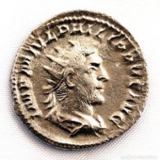 Monedas Imperio Romano: IMPERIO ROMANO-FILIPO I. ANTONIANO 244-247 D. C. ROMA. PLATA 3,6 G.. Lote 301557688