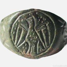 Monedas Imperio Romano: ANILLO LEGIONARIO ROMANO CON AGUILA IMPERIAL. Lote 302844203
