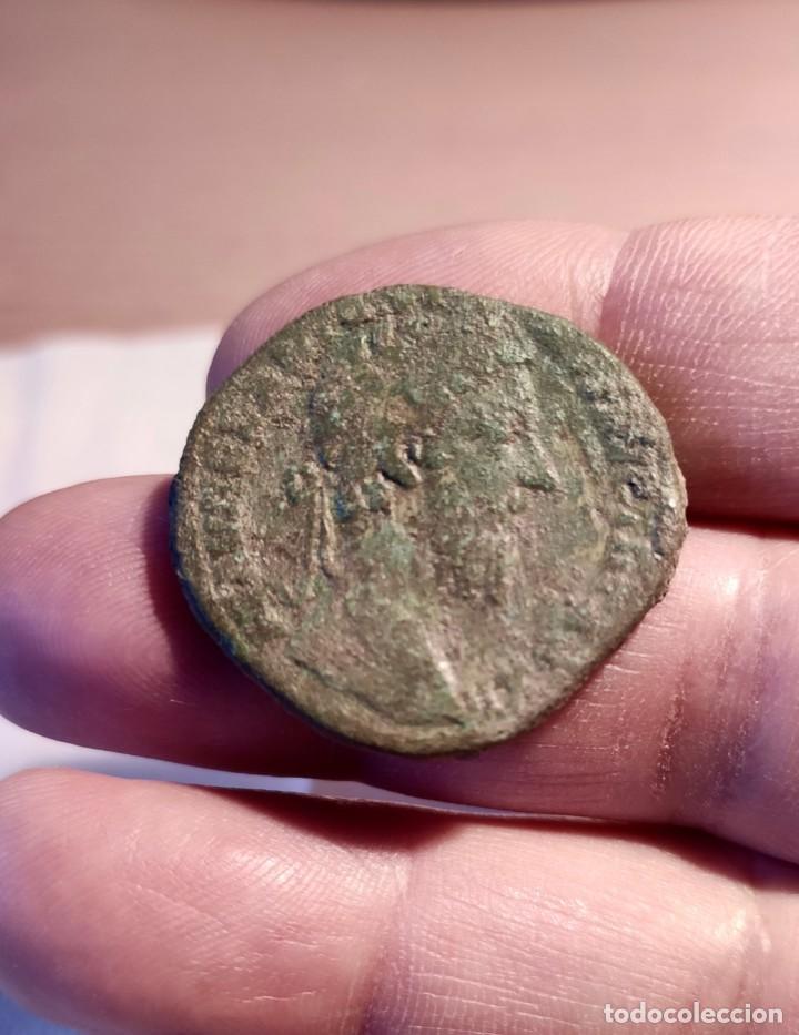 Monedas Imperio romano: OPORTUNIDAD BELLO SESTERCIO MARCO AURELIO - Foto 1