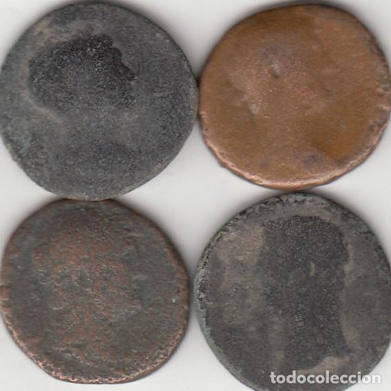 Monedas Imperio romano: IMPERIO ROMANO: LOTE 4 ASES - Foto 1