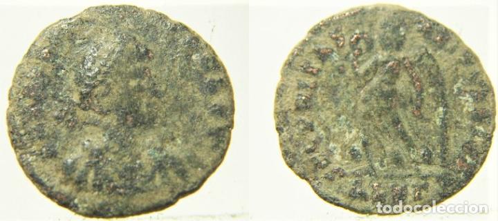 Monedas Imperio romano: MONEDA ROMANA A IDENTIFICAR SIN LIMPIAR - Foto 1