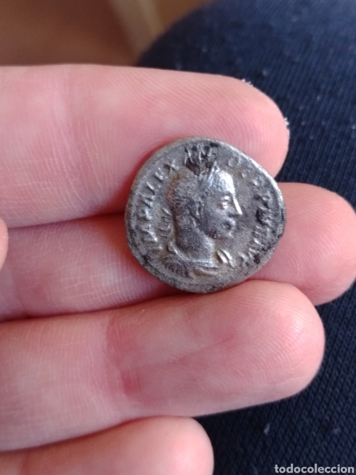 Monedas Imperio Romano: Auténtico denario de plata de Alejandro Severo - Foto 2 - 300236188