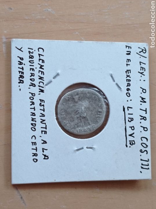 Monedas Imperio romano: Denario de plata adriano 117-138 D.C. - Foto 4