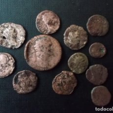 Monedas Imperio Romano: CONJUNTO DE 11 MONEDAS ROMANAS I AS EMPERADOR CARACALLA Y RESTO BAJOS IMPERIOS. Lote 359140290