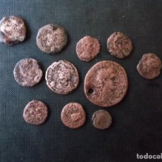 Monedas Imperio Romano: CONJUNTO DE11 MONEDAS ROMANAS AS SEMIS Y BAJOS IMPERIOS VER FOTOS. Lote 317055483