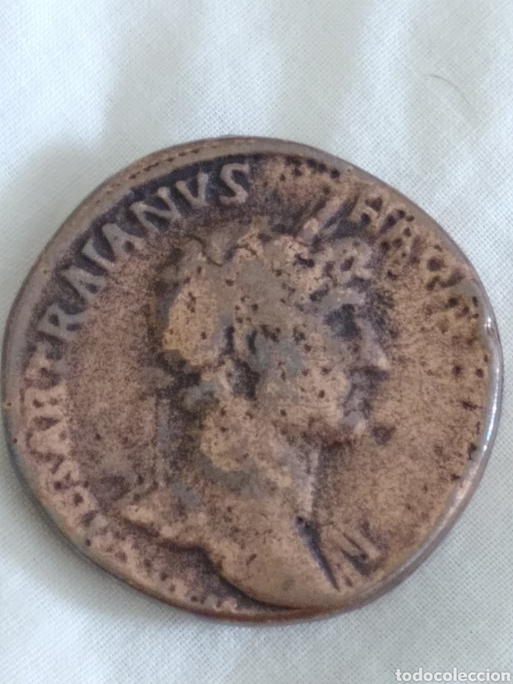 Monedas Imperio romano: denarivs a&ntilde;o 98 d.c. trajanvs emp.romano - Foto 2