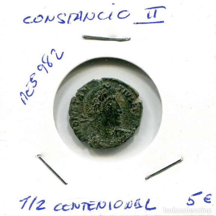Monedas Imperio romano: MEDIO CENTENIONAL CONSTANCIO II ( MES982 ) - Foto 1