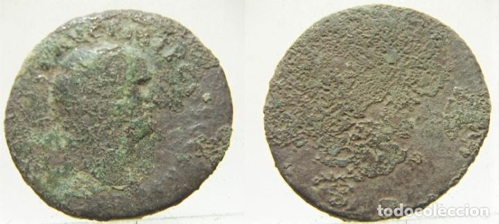 Monedas Imperio romano: Moneda romana As de Vespasiano - Foto 1
