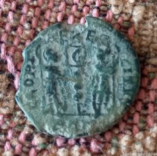 Monedas Imperio Romano: MONEDA ROMANA CONSTANTE MEDIO CENTENIONAL G EN ESTANDARTE SMTS TESALÓNICA