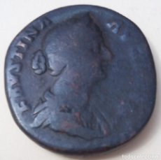 Monedas Imperio Romano: SESTERCIO DE FAUSTINA HIJA (CONMODO Y ANTONINO)EN RV. Lote 340878363