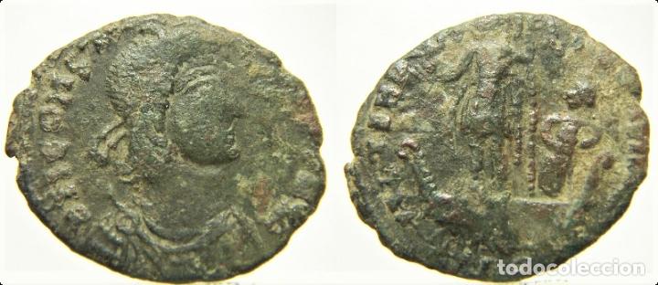 Monedas Imperio romano: MONEDA ROMANA DEL EMPERADOR CONSTANCIO II - Foto 1