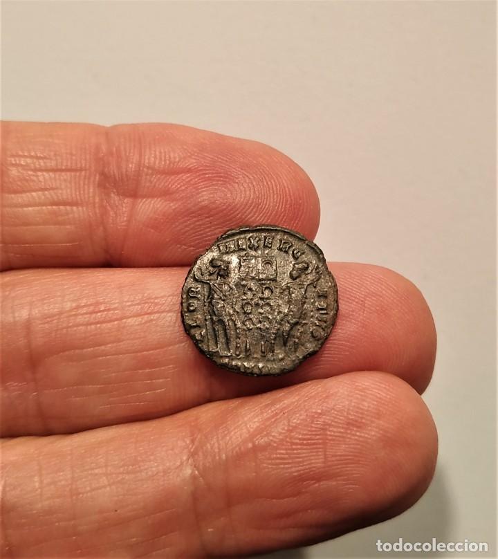 Monedas Imperio romano: FRACCI&Oacute;N DE CENTIONAL DE CONSTANCIO II - Foto 2