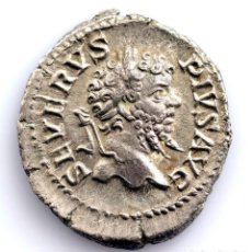 Monedas Imperio Romano: IMPERIO ROMANO-SEPTIMIO SEVERO. DENARIO 201-210 D.C. ROMA. EBC+/XF+ PLATA 3,1 G.. Lote 349401459