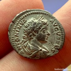 Monedas Imperio Romano: DENARIO PLATA CARACALLA (198-217 D.C)