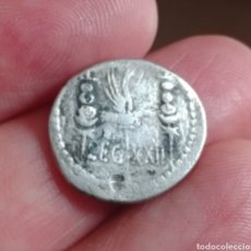 Monedas Imperio Romano: AUTÉNTICO DENARIO MARCO ANTONIO LEGIÓN XXII GALERA. Lote 352441664