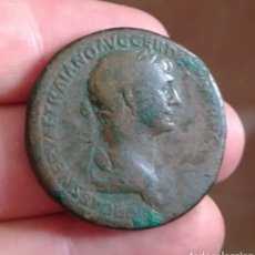 Monedas Imperio Romano: SESTERCIO DE TRAJANO BONITO RETRATO