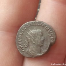 Monedas Imperio Romano: BONITO GALIENO CON BAÑO DE PLATA, EMPERADORES ESTRECHANDO LAS MANOS.. Lote 353983458