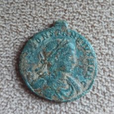 Monedas Imperio Romano: MONEDA O MEDALLA ROMANA CON ENGANCHE PARTIDO