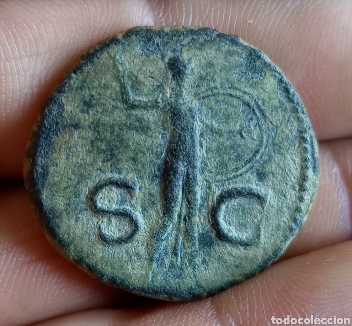 Monedas Imperio romano: Claudio as Jabalinero SC Roma - Foto 2