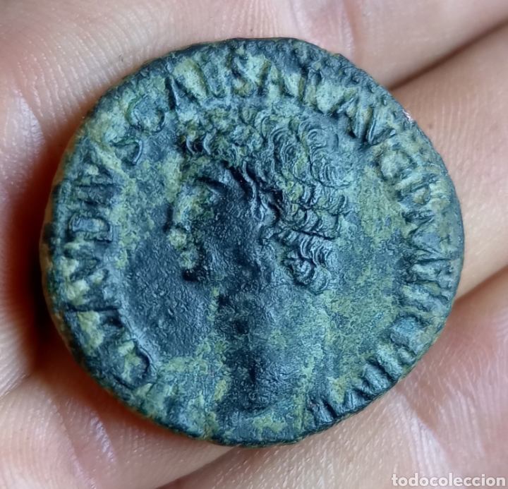Monedas Imperio romano: Claudio as Jabalinero SC Roma - Foto 1