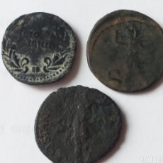 Monedas Imperio Romano: LOTE DE 3 ASES EN BUEN ESTADO A CLASIFICAR. Lote 362935935