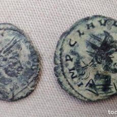 Moedas Império Romano: 2 BONITAS MONEDAS DE CLAUDIO II Y CONSTANTINO.. Lote 363005140