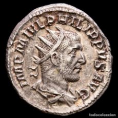 Monedas Imperio Romano: FILIPO I. ANTONINIANO DE PLATA. CECA DE ROMA. AEQVITAS AVGG (98). Lote 363764565
