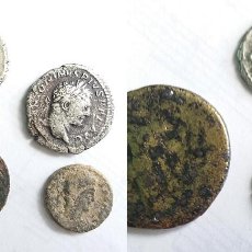 Monedas Imperio Romano: LOTE VARIADO MONEDA IMPERIAL ROMANA PLATA Y COBRE.. Lote 364140431