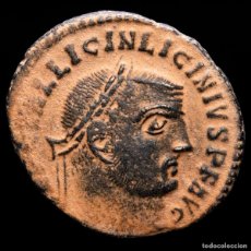 Monedas Imperio Romano: LICINIO Æ 313 DC FOLLIS HERACLEA - IOVI A / SMHT JUPITER (9505). Lote 364767951