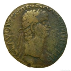 Monedas Imperio Romano: XS- CLAUDIO I (41-54 DC) SESTERCIO IMITACIÓN IBÉRICA SPES AVGVSTA S C. Lote 365923541