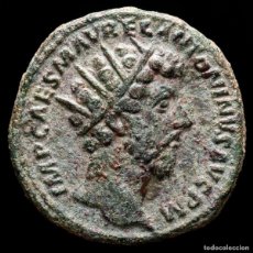 Monedas Imperio Romano: MARCO AURELIO DUPONDIO - SALVTI AVGVSTOR TRP XVII, ROMA 161/2 DC.. Lote 366110191