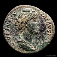 Monedas Imperio Romano: DIVA FAUSTINA I (ESPOSA DE A. PIO) AS, ROMA +141 D.C. - PIETAS AVG. Lote 366184776